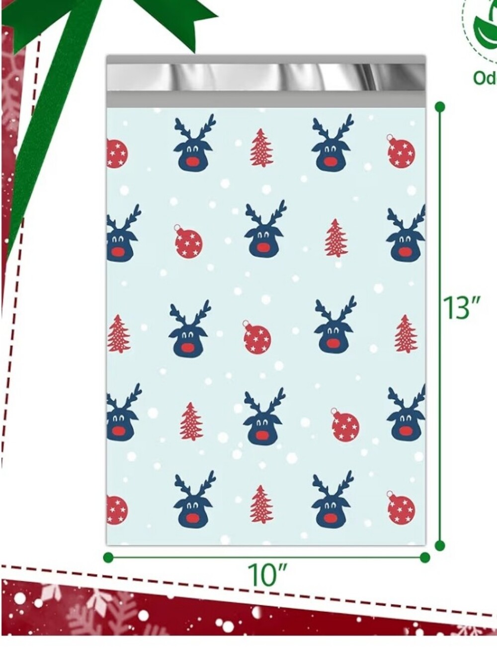 Holiday Poly Bundle- 15 Polys, 15 Thank You Cards, 15 Celophane Bags & Stickers